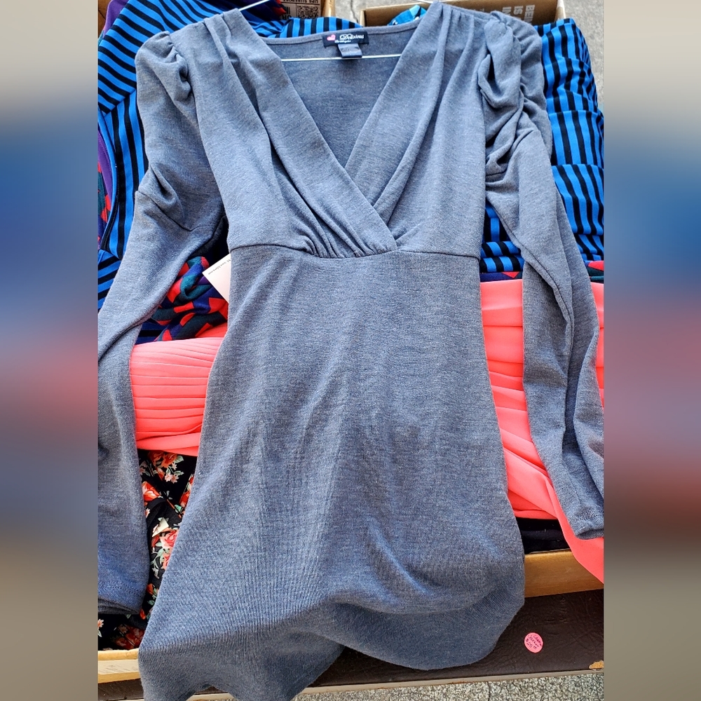 Dress size lg grey